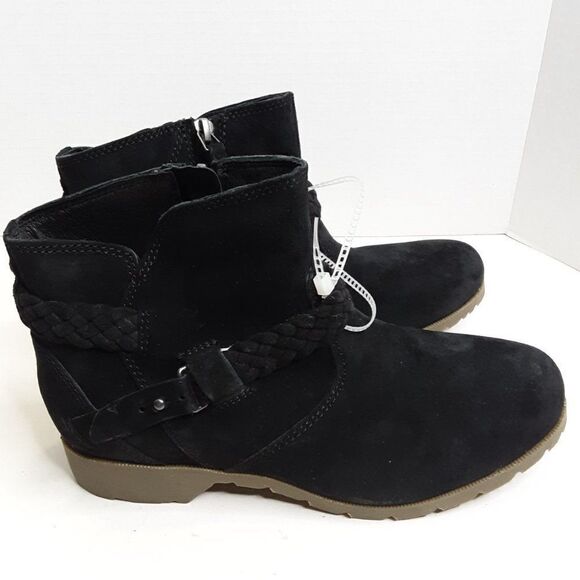 Teva Women's 6M Black Leather Ankle Boot - Picture 9 of 10